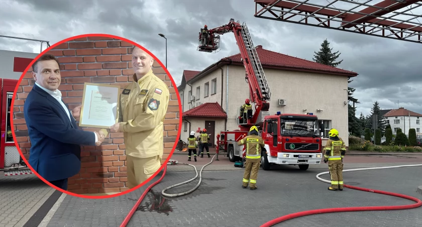 Prezes MPK dziękuje strażakom: 