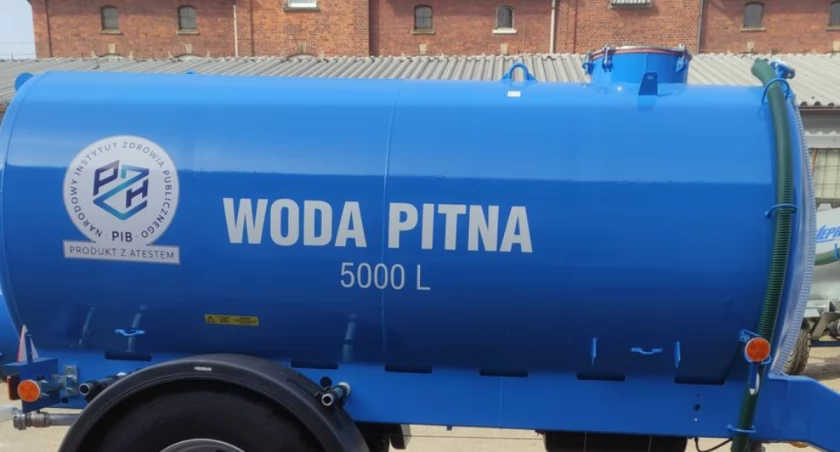 Cysterny, chlorator, stacja ozonowania – miasto zamawia sprzęt dla mieszkańców