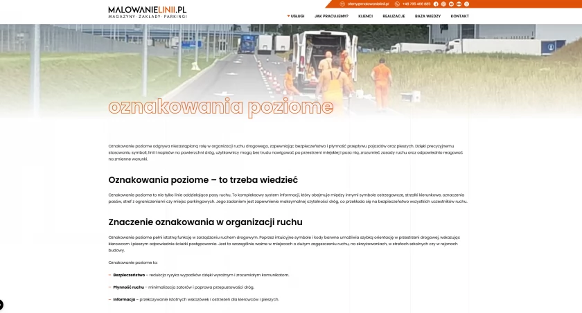 Wpływ oznakowań poziomych na bezpieczeństwo pracowników w magazynach i halach