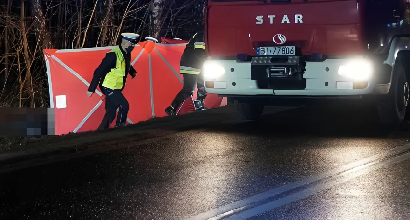 Tragedia na ciemnej drodze. Pieszy zginął pod kołami auta