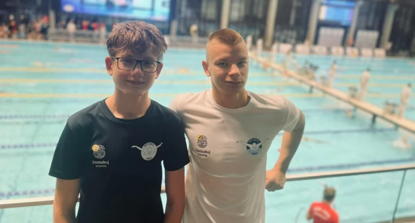 Kajetan Balkiewicz i Filip Rudczyk płynęli w elicie. 