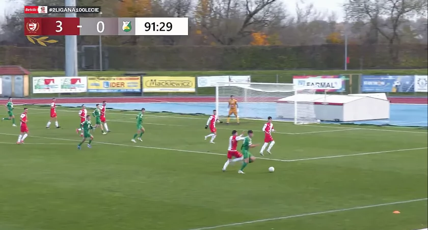 ŁKS Łomża. Piękne, jesienne 3:0!