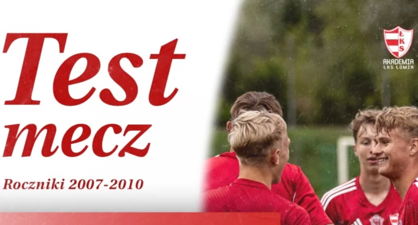 ŁKS Łomża zaprasza młodych piłkarzy na test mecz 