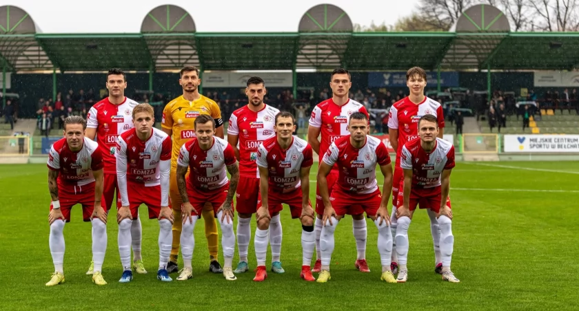 ŁKS Łomża. Przyjechał beniaminek [VIDEO]