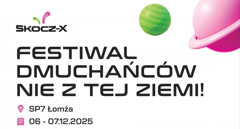 Mikołajkowy Festiwal Dmuchańców w Łomży już w ten weekend!