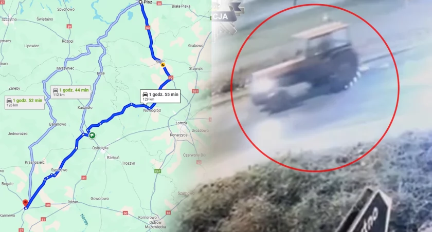 Zaginiony 50-latek przejechał Ursusem 90 km. Czy nikt nie widział go w Łomży lub Kolnie? [VIDEO]