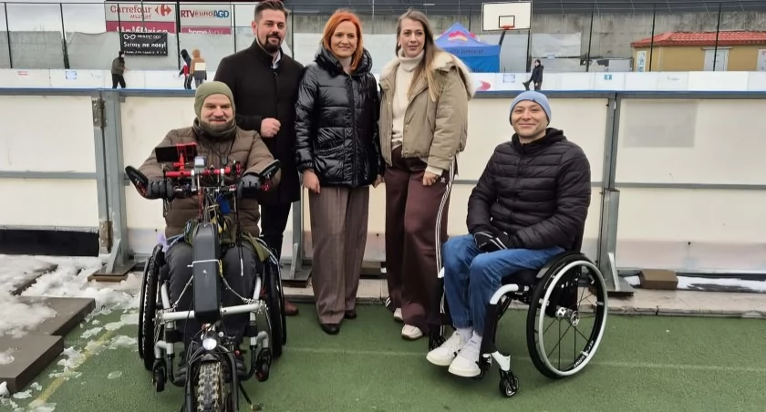 Lód dostępny dla każdego. Łomża przyjazna osobom niepełnosprawnym [FOTO]
