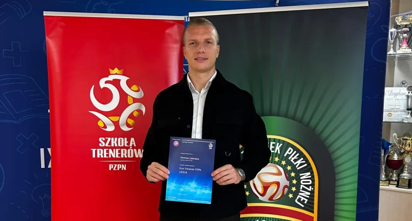 Sebastian Zieleniecki zdobył licencję UEFA B