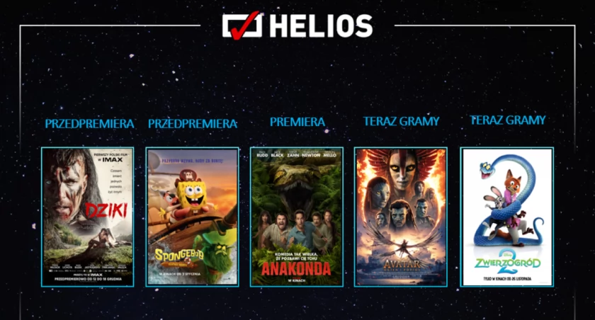 Filmowe zakończenie roku w kinie Helios! 