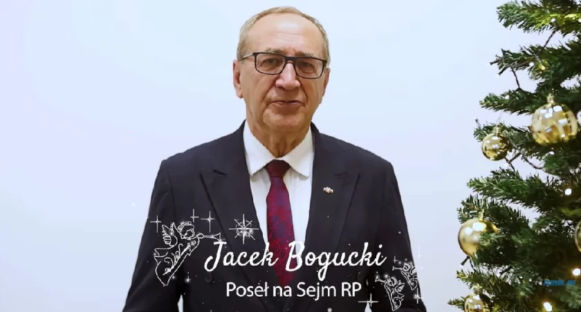Życzenia świąteczne od Posła na Sejm RP Jacka Boguckiego [VIDEO]