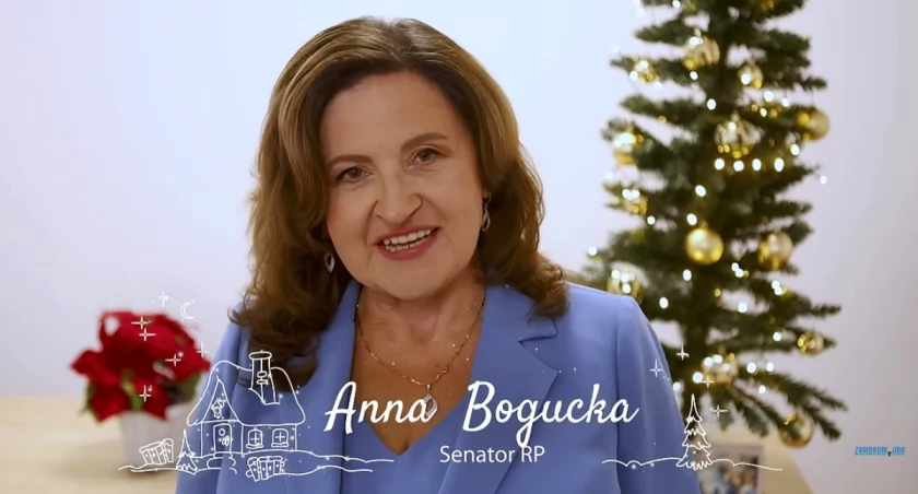 Świąteczne życzenia od Senator RP Anny Boguckiej [VIDEO]