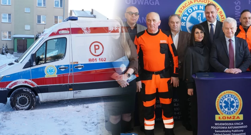  30 kilometrów do szpitala to już nie problem. Ratownicy z karetką na stałe wprowadzają się do Jedwabnego [VIDEO i FOTO] 