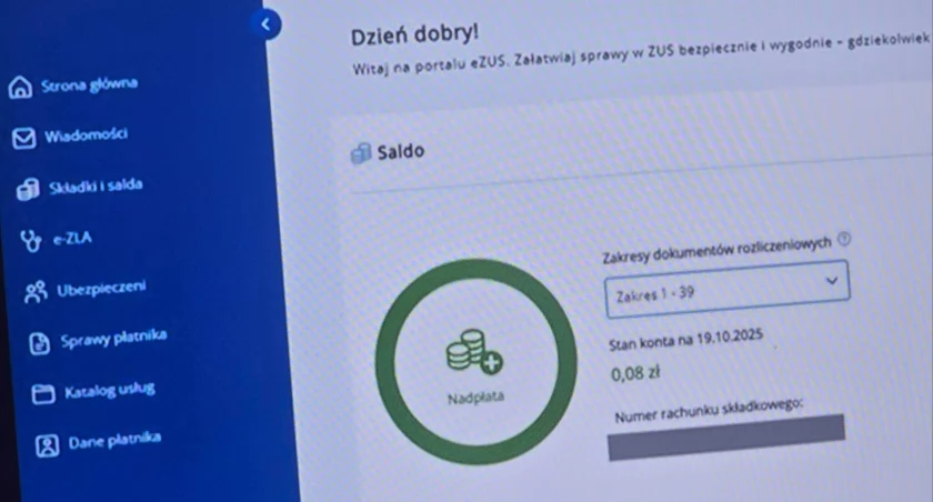 Konto płatnika w eZUS nowocześniej