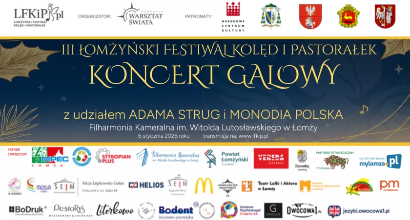 [NA ŻYWO] Wielki finał kolędowania w Święto Trzech Króli. Dziś Koncert Galowy III Łomżyńskiego Festiwalu Kolęd i Pastorałek