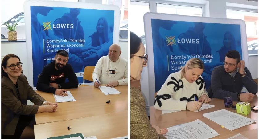 10 nowych miejsc pracy w subregionie łomżyńskim. Podpisano pierwsze umowy w ramach IV rundy dotacyjnej