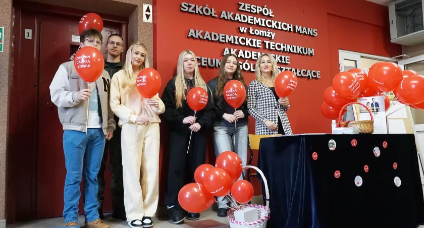Podaruj szansę na życie: Szlachetna inicjatywa uczniów i nauczycieli w Zespole Szkół Akademickich w Łomży [VIDEO]