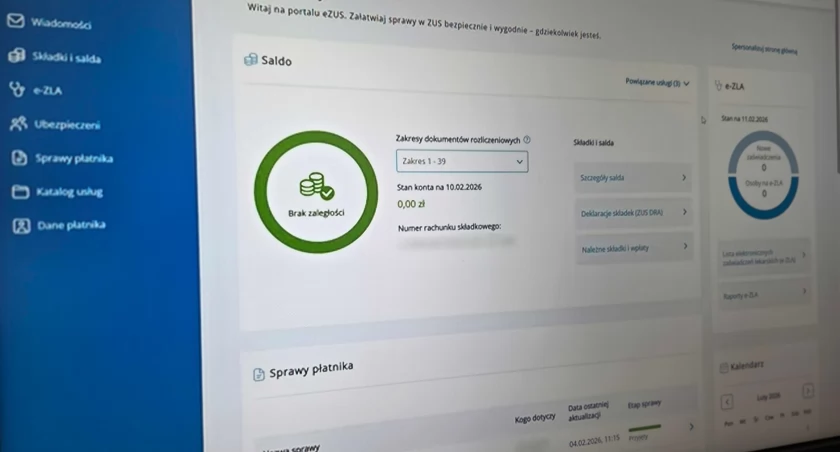 500 tys. nowych konto płatnika w portalu eZUS dla pierwszych klientów