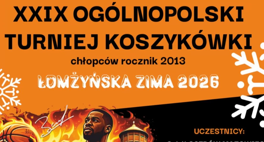 Trwa XXIX Ogólnopolski Turniej Koszykówki „Łomżyńska Zima 2026” 