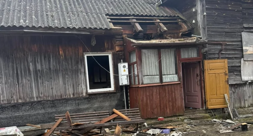 Tragiczny finał pożaru domu jednorodzinnego [FOTO]
