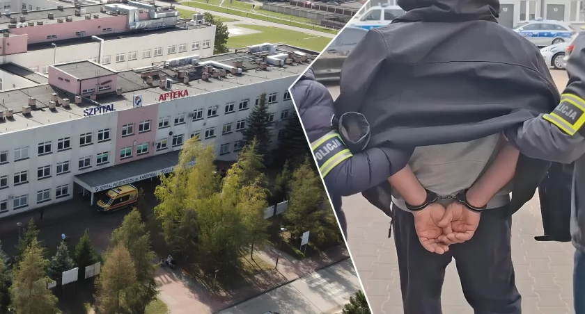 Skandal w łomżyńskim szpitalu. 52-latek podglądał i nagrywał kobietę w toalecie [VIDEO]