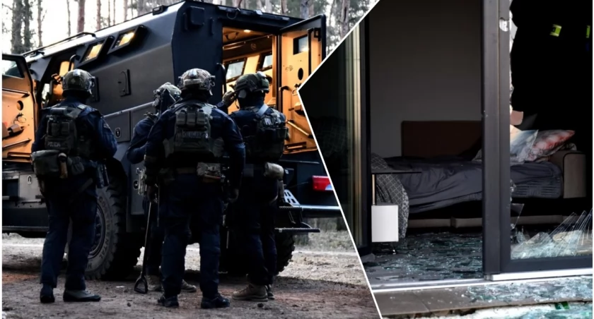 Ukrywali broń w ścianach. Policja odkryła nielegalny arsenał [VIDEO i FOTO]