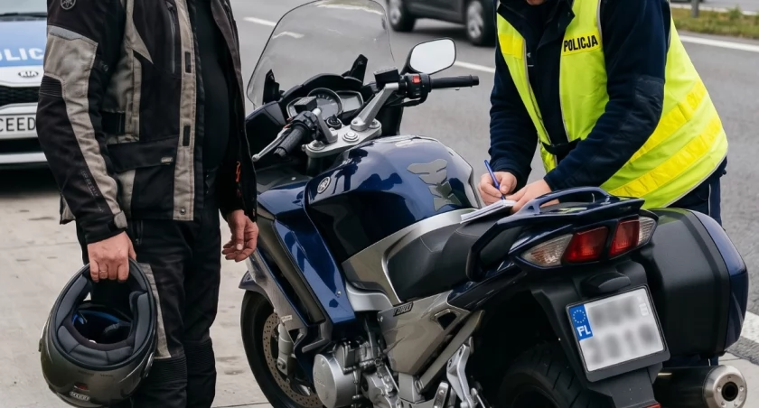 Yamahą 159 km/h bez prawa jazdy. 40-latek z Łowicza stanie przed sądem