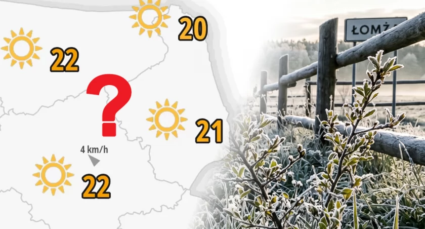 Mroźny finisz kwietnia w Łomży i regionie. Czy majówka nas ogrzeje? [PROGNOZA]
