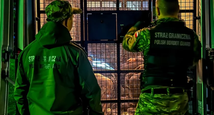 Zamiast w ciężarówkach, przeszli pieszo. Zatrzymano kolejną grupę migrantów 