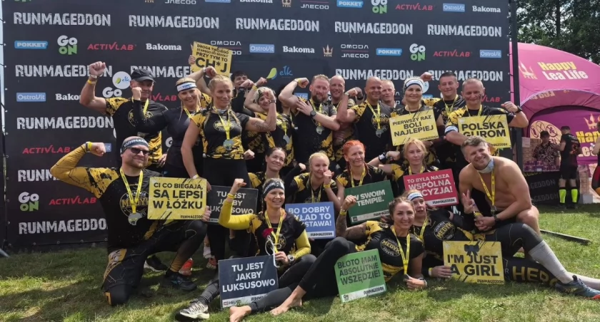 Akademia Sportu Medyk z drugim miejscem podczas Runmageddonu w Ełku