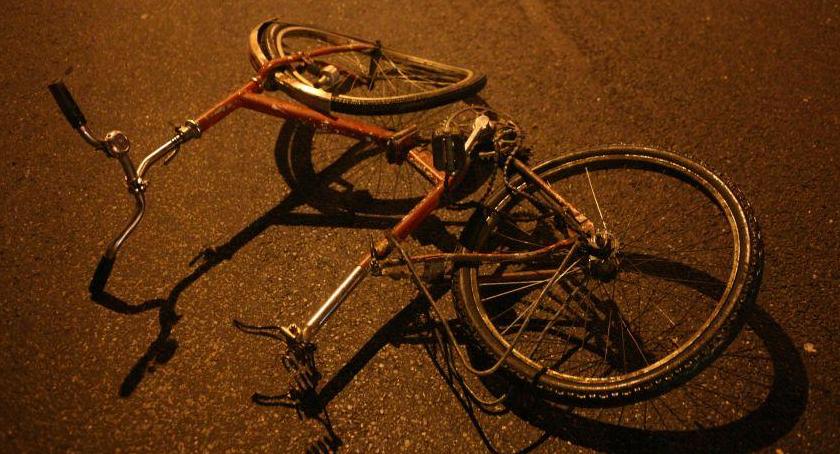 Zalany w trupa jechał rowerem 