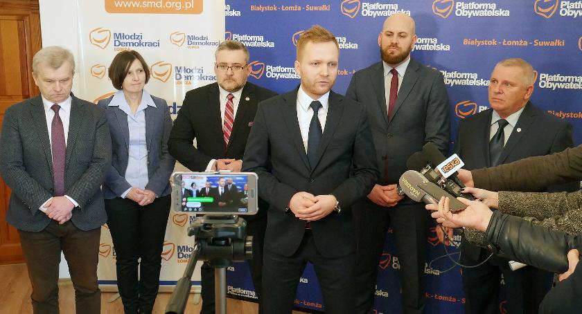 Łomża: Platforma Obywatelska chce pomóc mieszkańcom [VIDEO i FOTO]