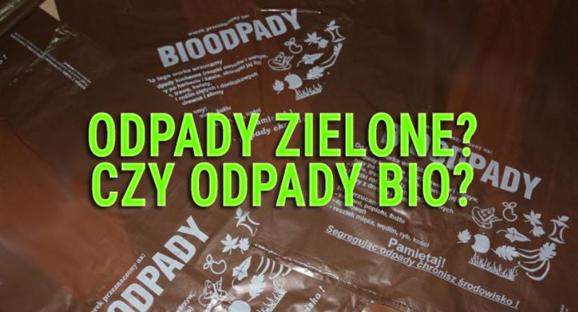 Odpady zielone?  Czy odpady bio? 