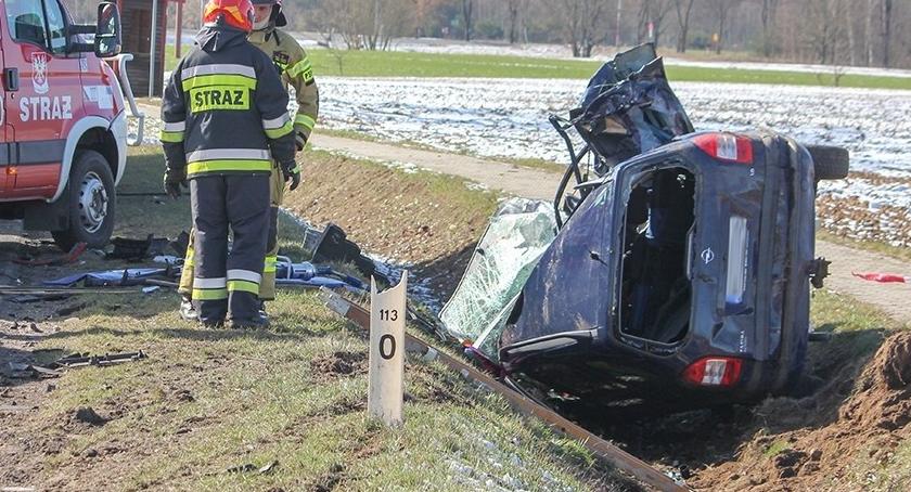 Tragiczny wypadek na DK61. Zginęły małe dzieci