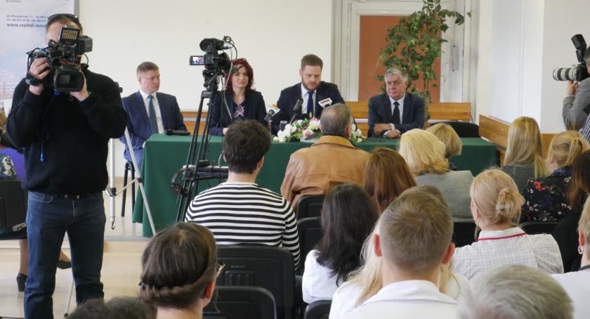 Konferencja prasowa w łomżyńskim szpitalu [LIVE i FOTO]