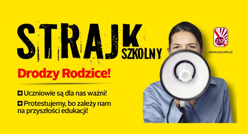 Strajk nauczycieli: Dyrektorzy proszą o pozostawienie dzieci w domach