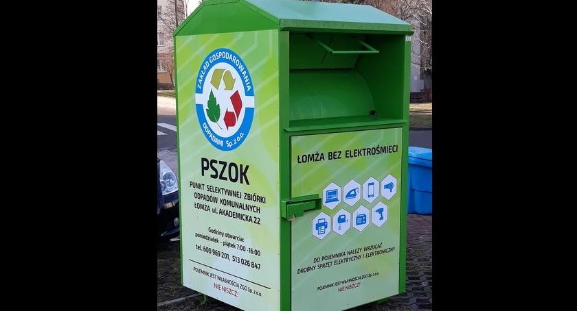 Łomża: Pojawiły się kontenery na elektrośmieci