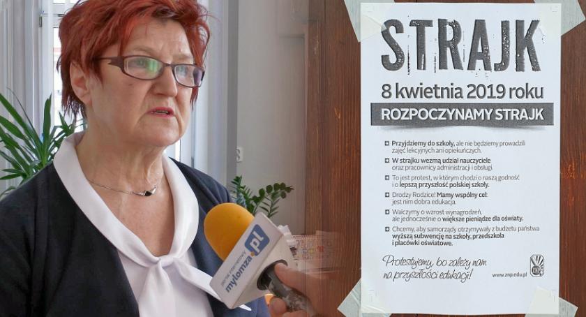 Strajk nauczycieli: Dzieci zostały w domach [VIDEO]