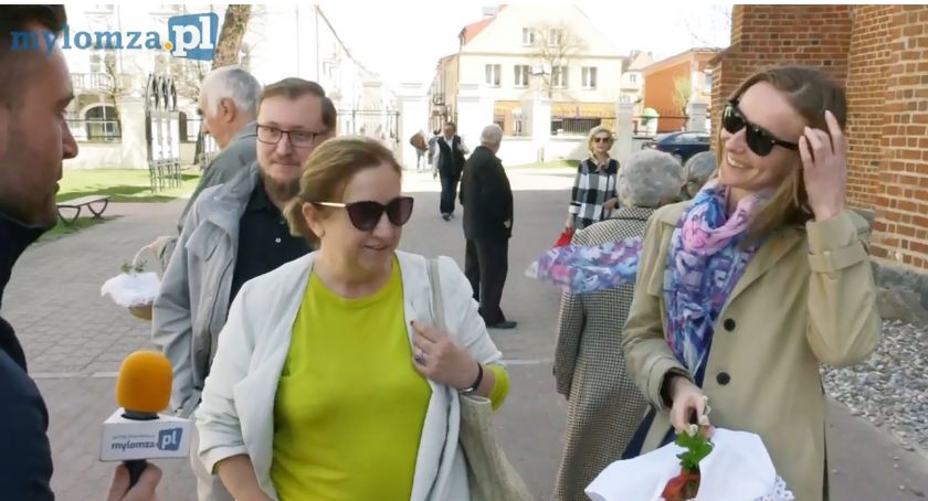 Wielkanocna sonda uliczna. Co mieszkańcy Łomży mieli w koszykach? [SONDA VIDEO]