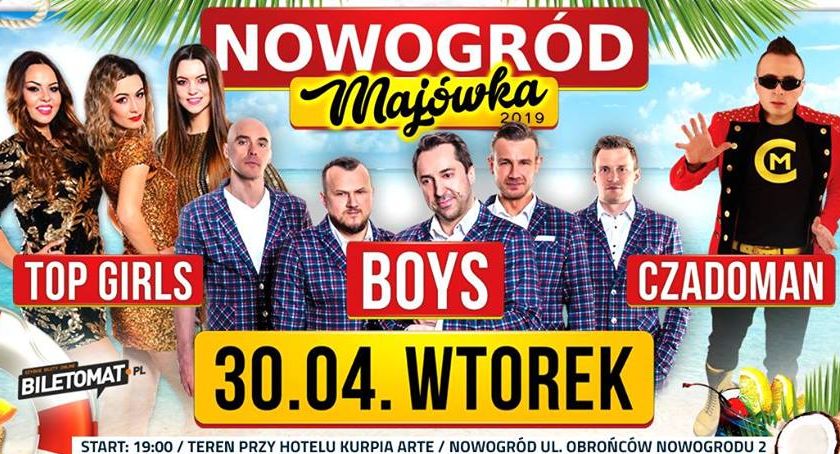 Wielka Majówka 2019! Imprezy wracają do Nowogrodu!