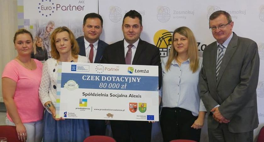 Czek dla Spółdzielni Socjalnej Alexis [LIVE i FOTO]