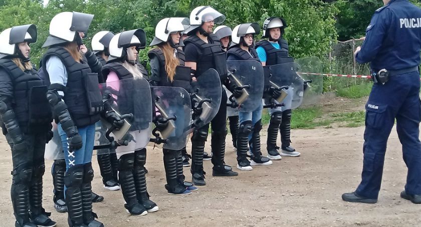 Łomża: Studenci jak policjanci [FOTO]