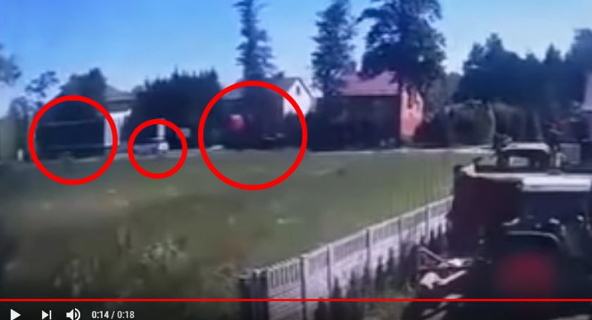 Dramatyczne nagranie z wypadku w Myszyńcu Starym! Ciężarówka miażdży osobówkę [VIDEO]