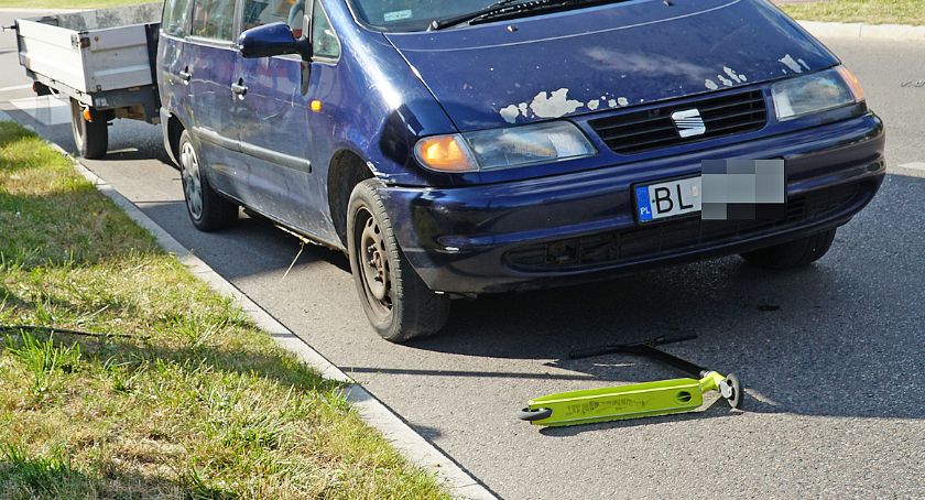 Potrącony 7-latek z hulajnogą [FOTO]