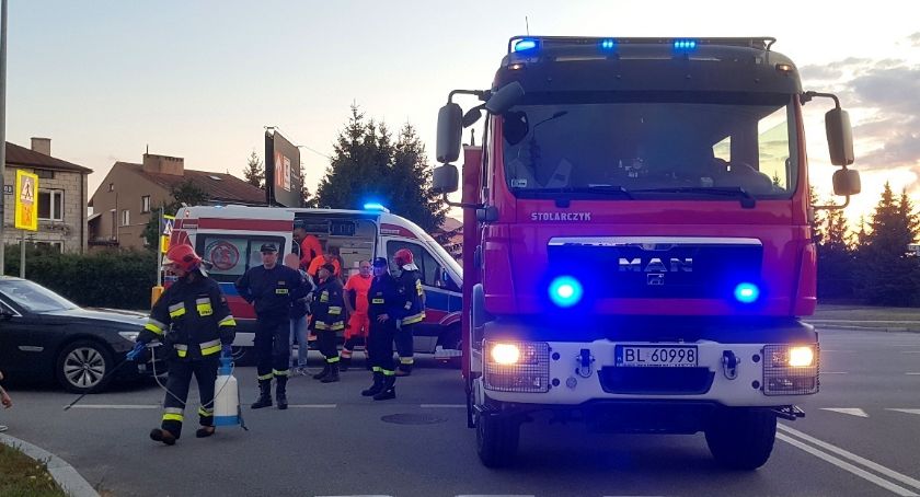 Rowerzysta w szpitalu po potrąceniu na ul. Sikorskiego [FOTO]