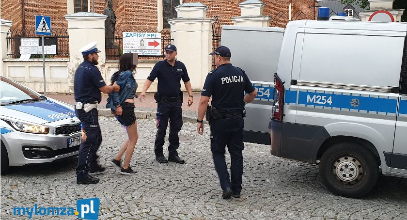 Łomża: Pijana i agresywna! Obywatelskie ujęcie 18-latki, która uszkodziła dwa pojazdy! [FOTO]