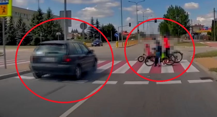 Ul. Sikorskiego: Na przejściu dla pieszych mogło dojść do tragedii [VIDEO]