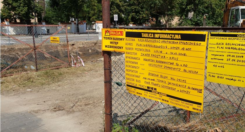Łomża: Rozpoczęła się budowa nowej siedziby KRUS [FOTO]