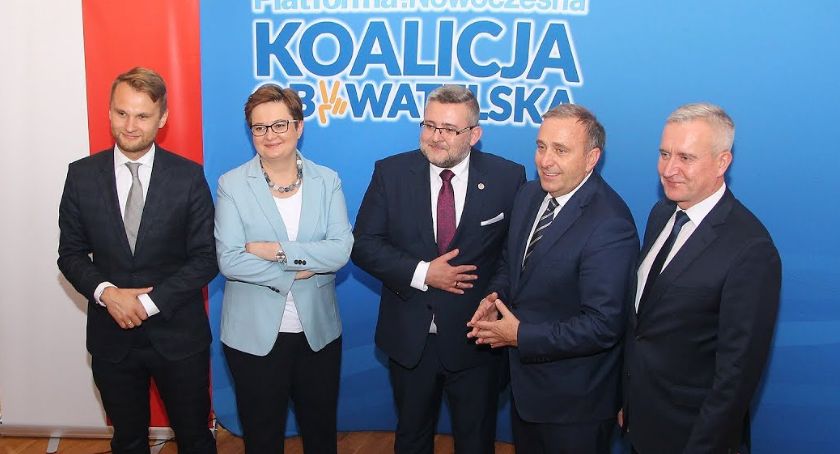 Liderzy Koalicji Obywatelskiej w wyborach do Sejmu. Jest kandydat z Łomży