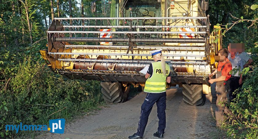 Próbował wyhamować quadem przed kombajnem [FOTO]