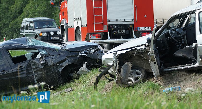 Potężna kraksa za Miastkowem! Utrudnienia na DK61 [FOTO]